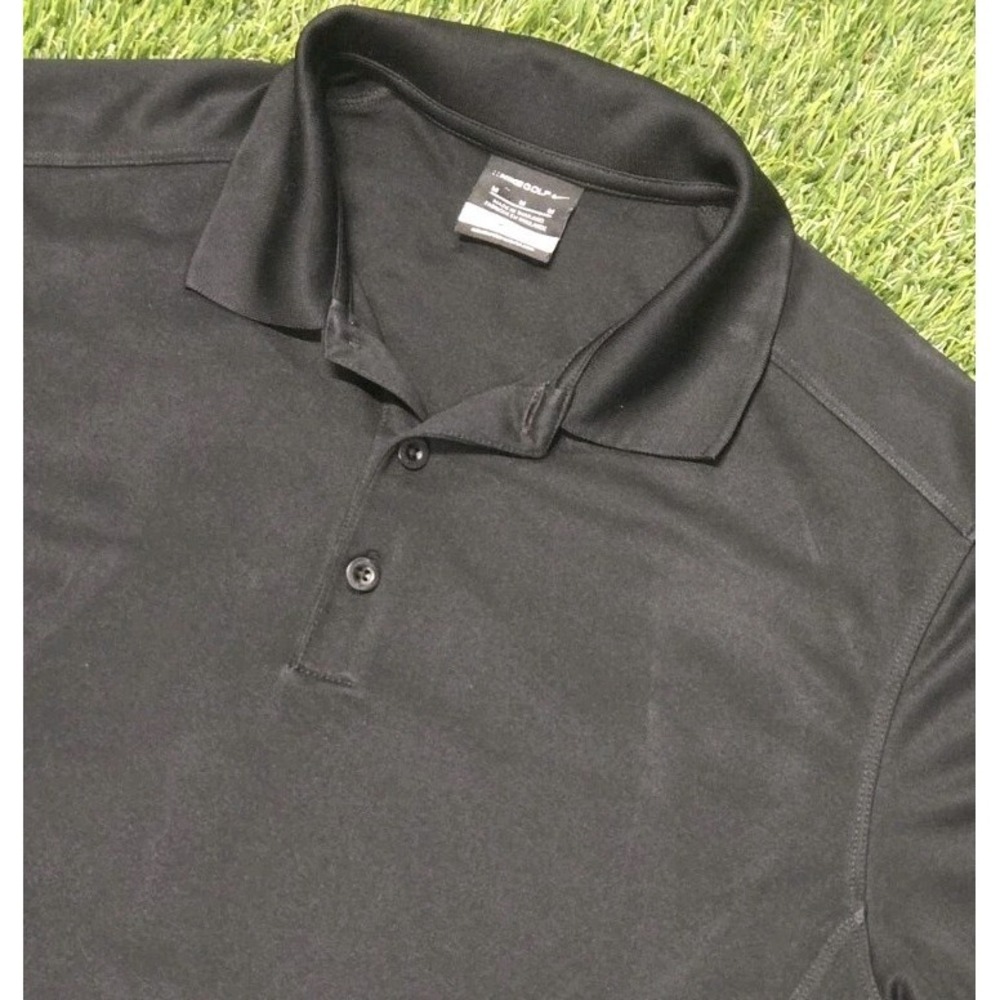 Nike Golf Men's Dark Green Graphic Dri-FIT Polo Shirt Size Medium